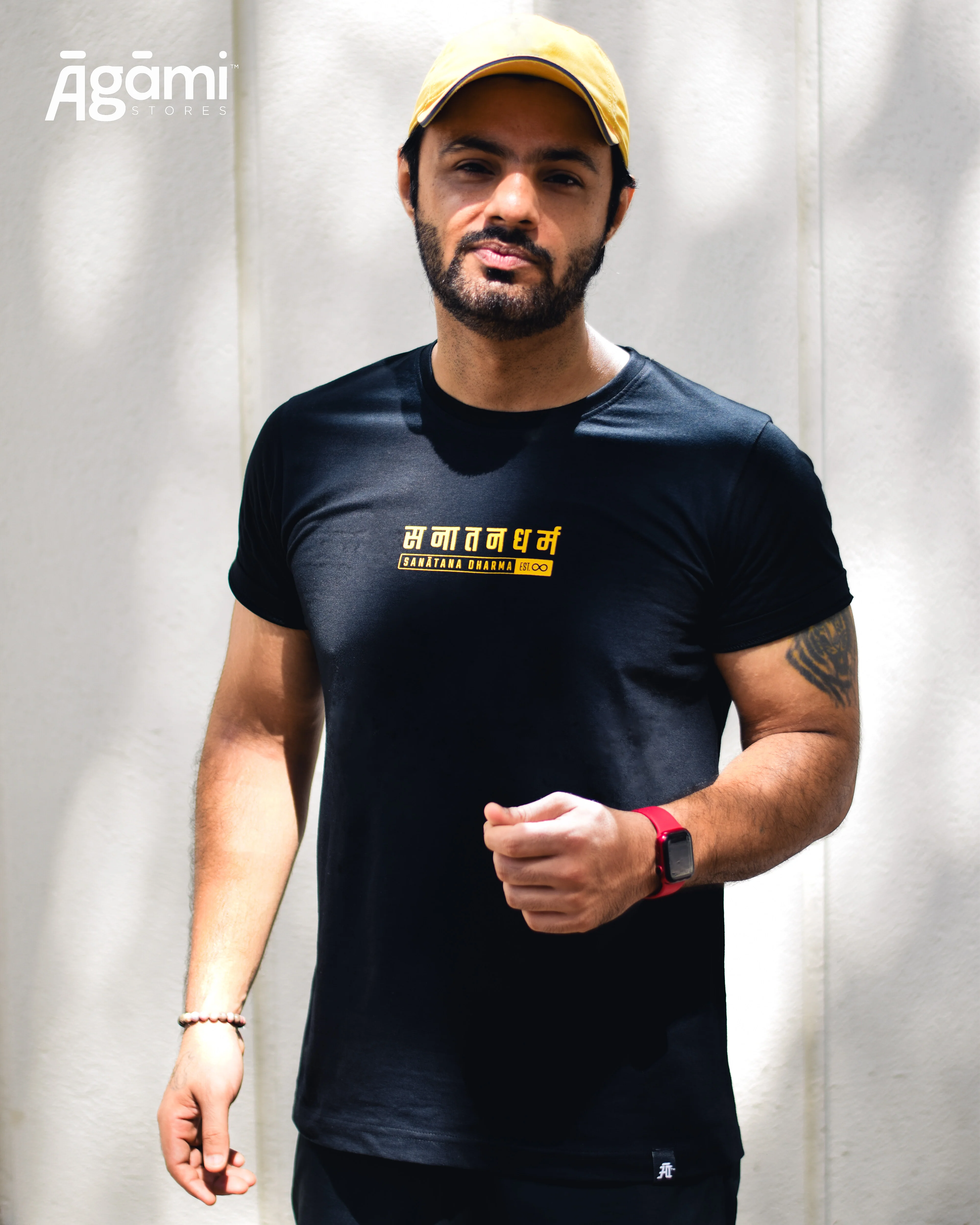 Classic Sanātana Dharma Tshirt - Black | Regular Fit - Image 7