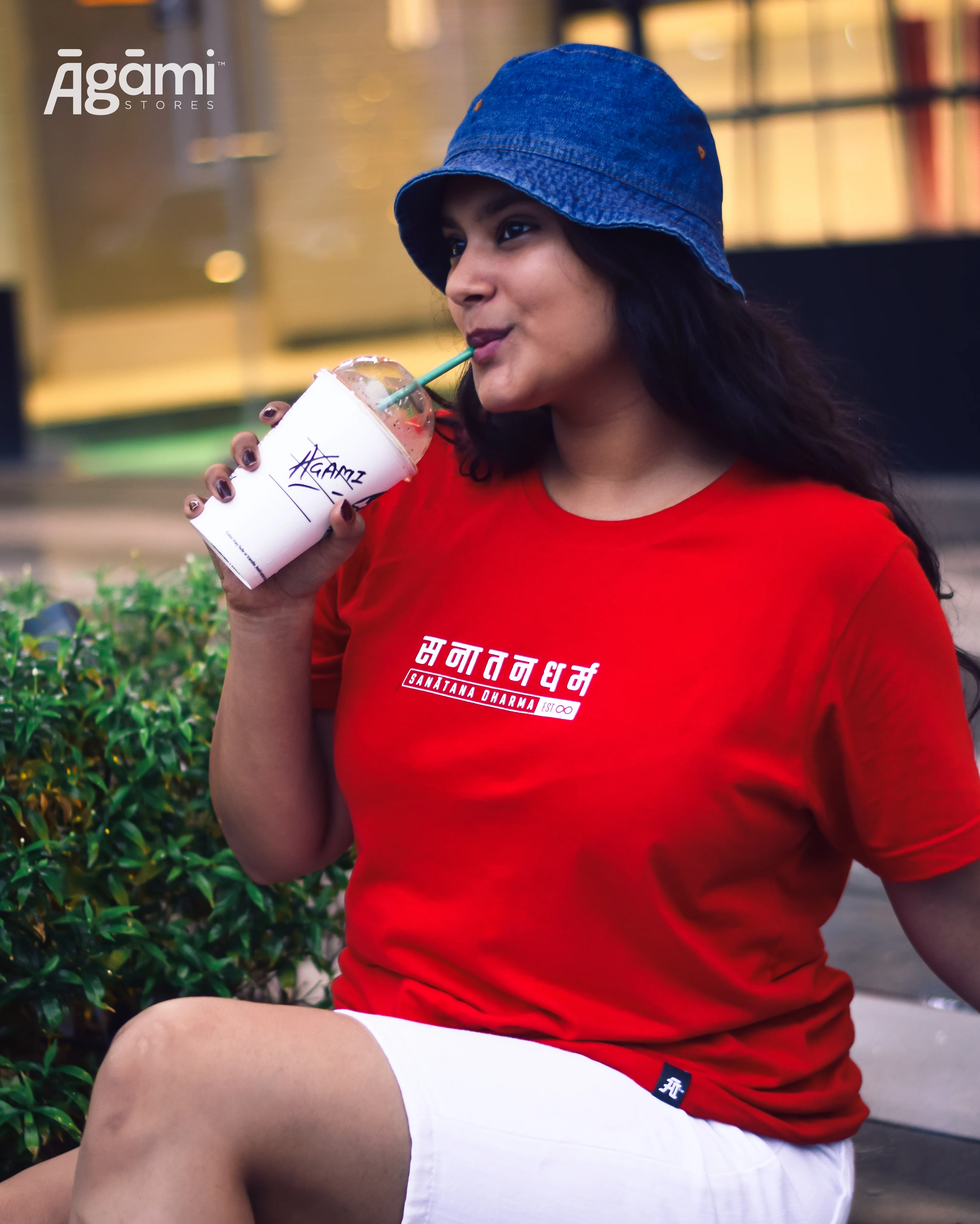 Classic Sanātana Dharma Tshirt - Red | Regular Fit - Image 3