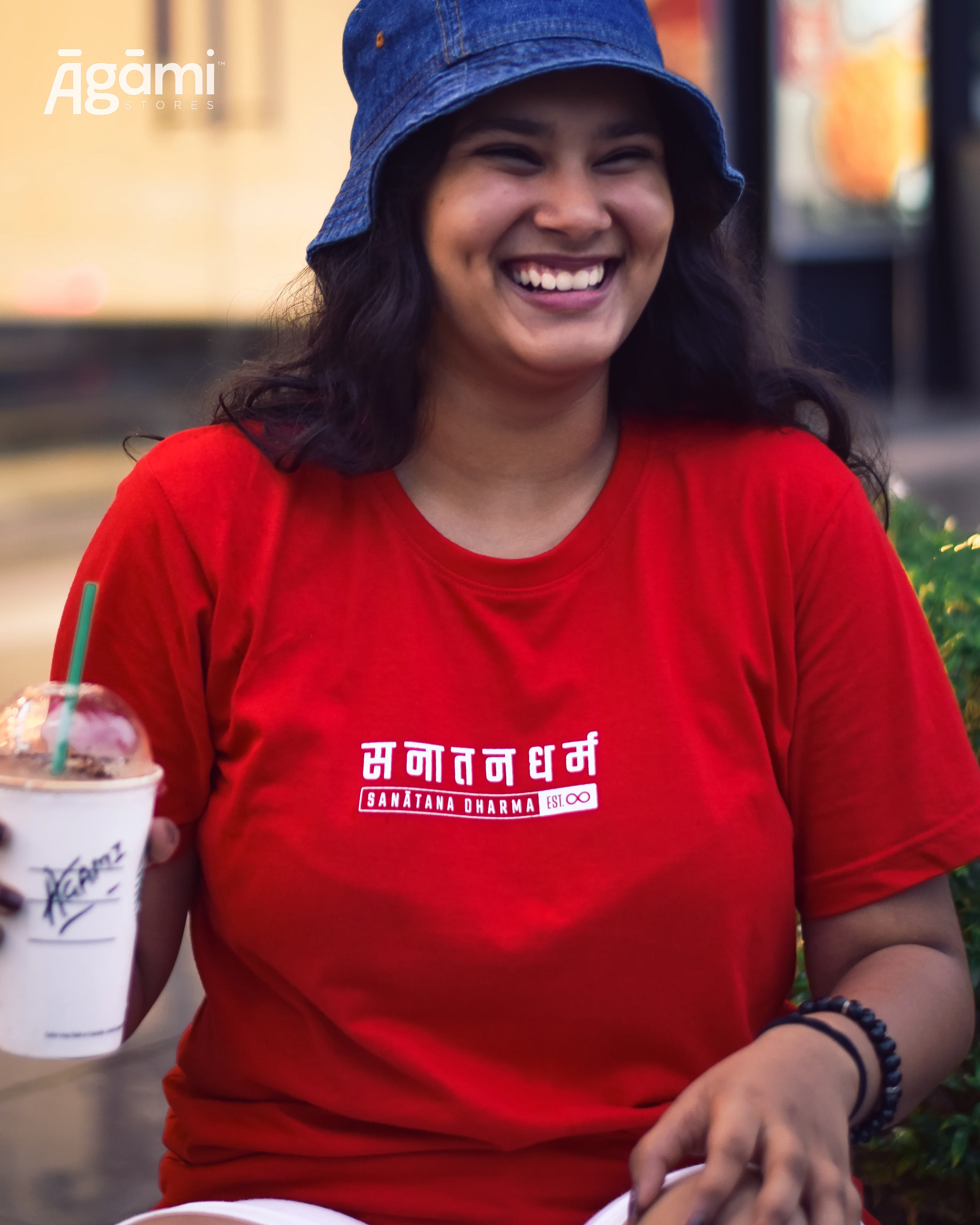 Classic Sanātana Dharma Tshirt - Red | Regular Fit - Image 5