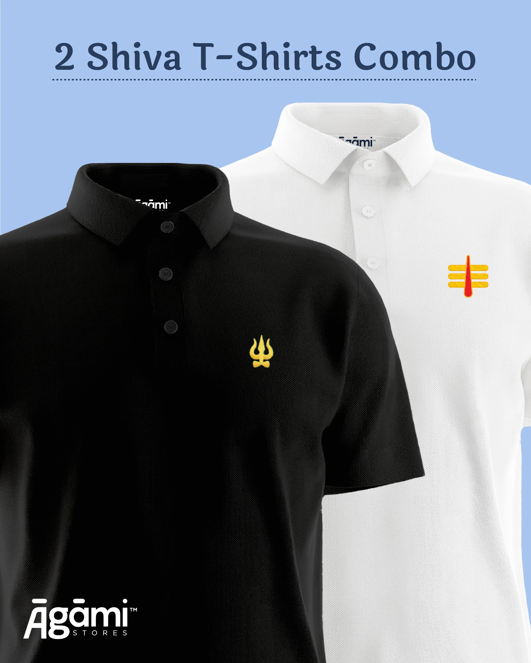 Combo Pack of 2 Polo Shiva Tshirts - Image 10