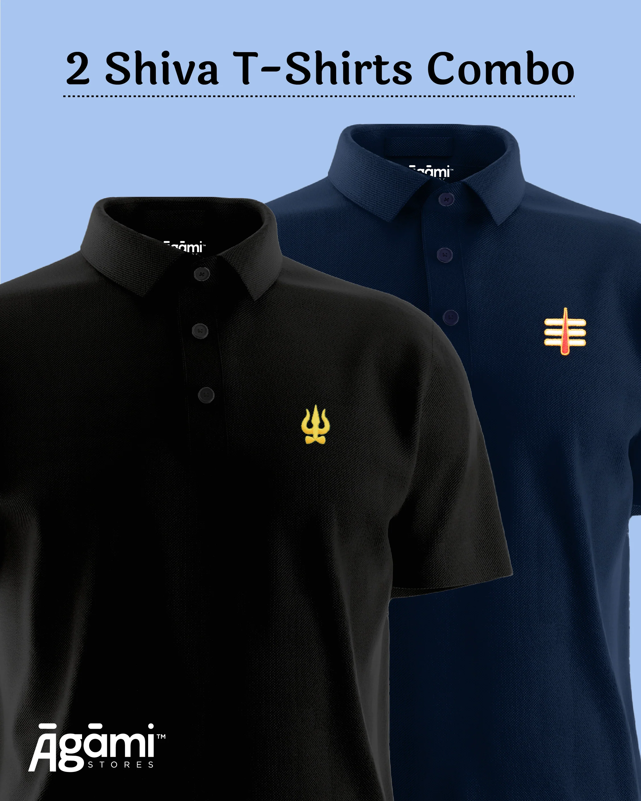 Combo Pack of 2 Polo Shiva Tshirts - Image 11