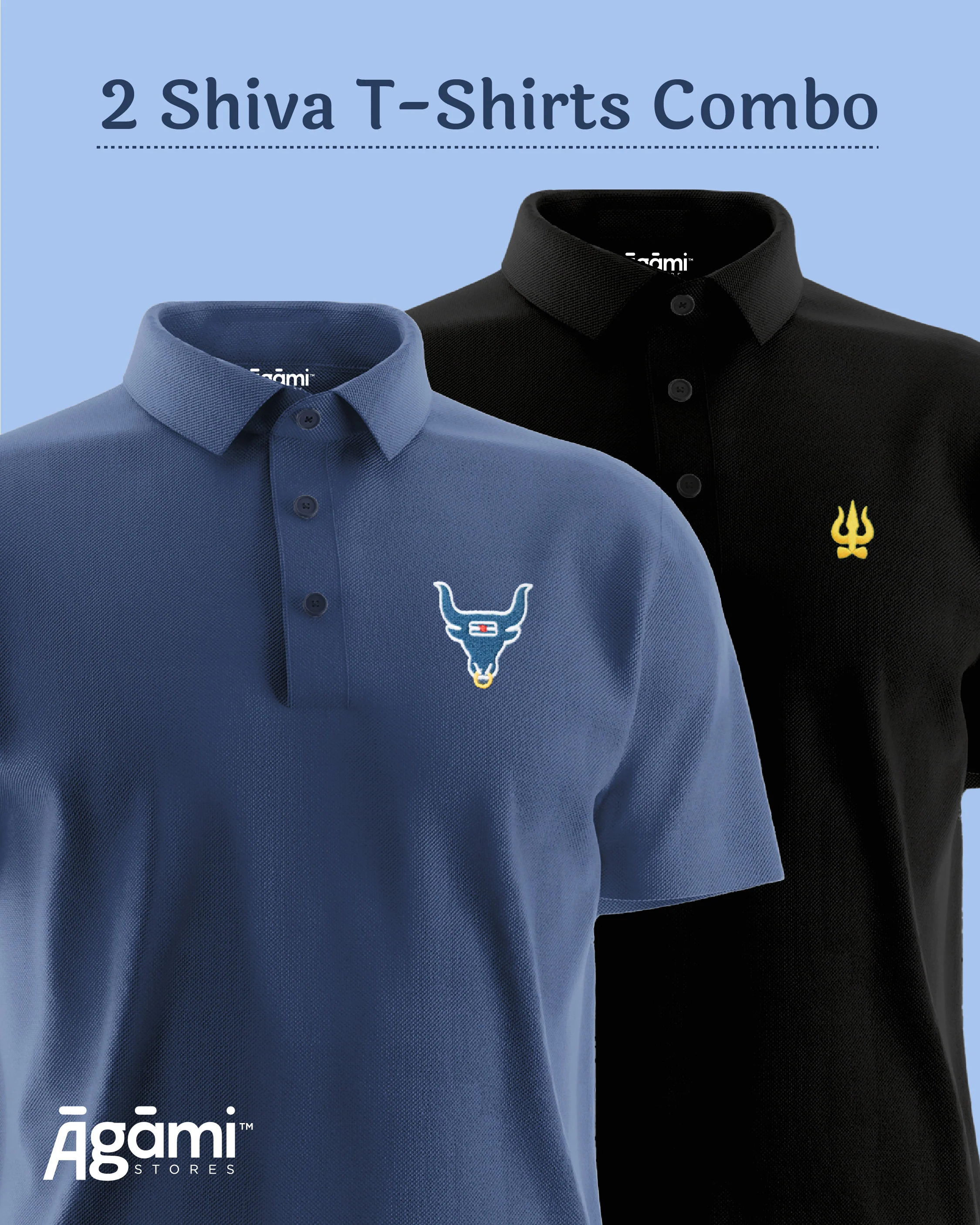 Combo Pack of 2 Polo Shiva Tshirts - Image 13