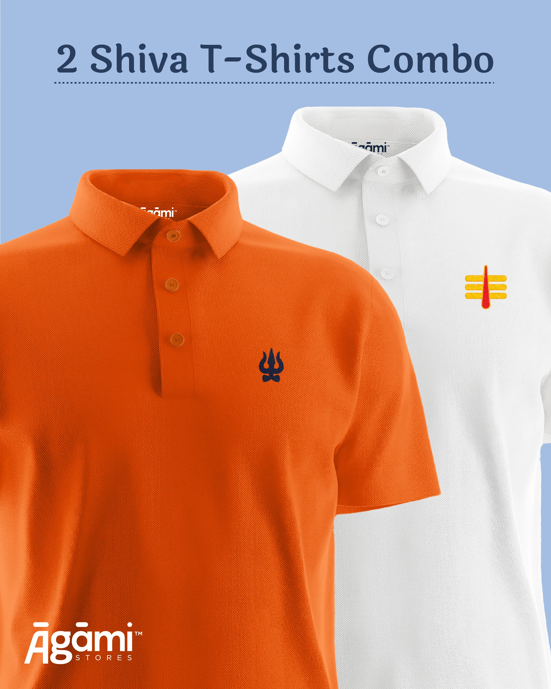 Combo Pack of 2 Polo Shiva Tshirts - Image 15