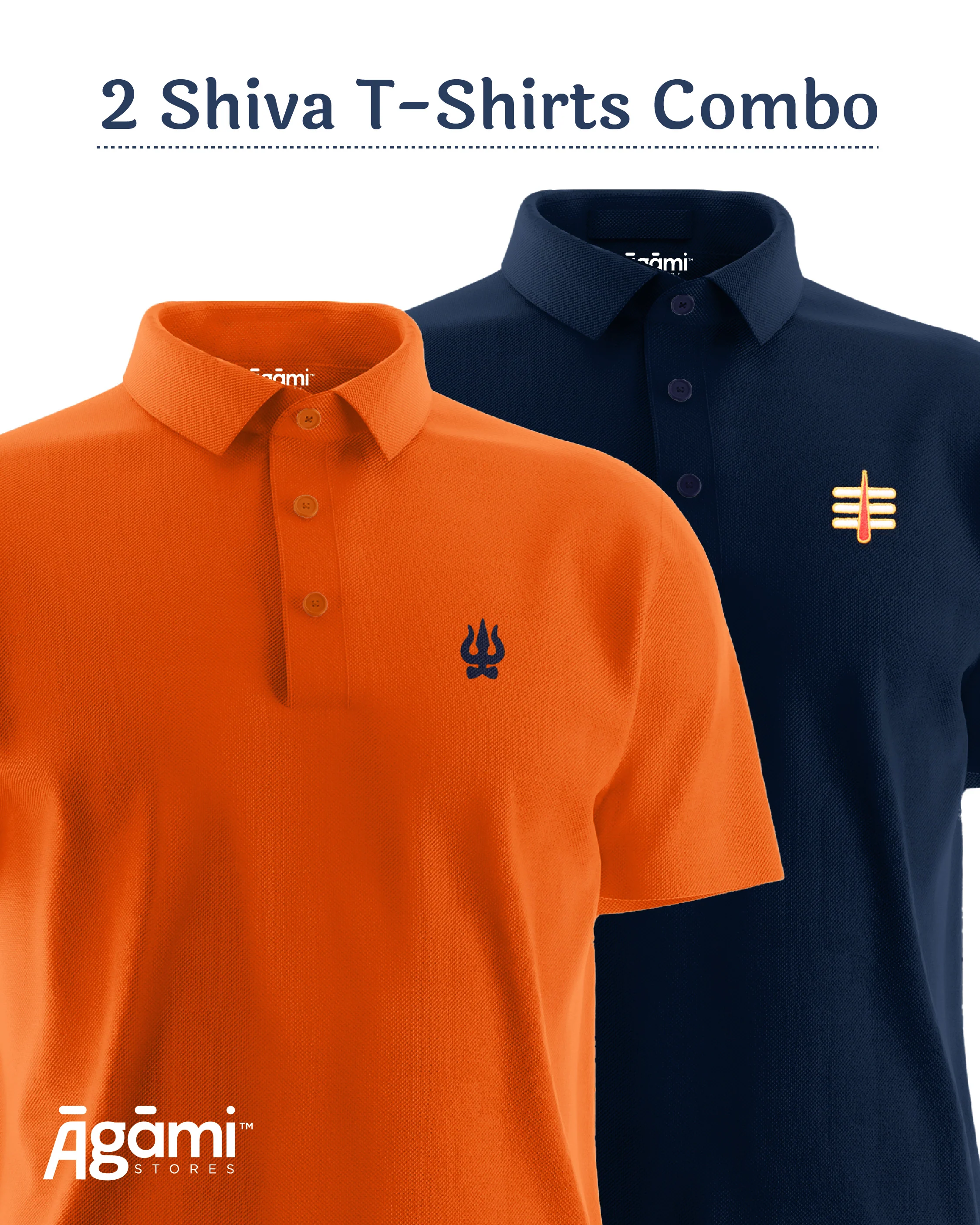 Combo Pack of 2 Polo Shiva Tshirts - Image 18