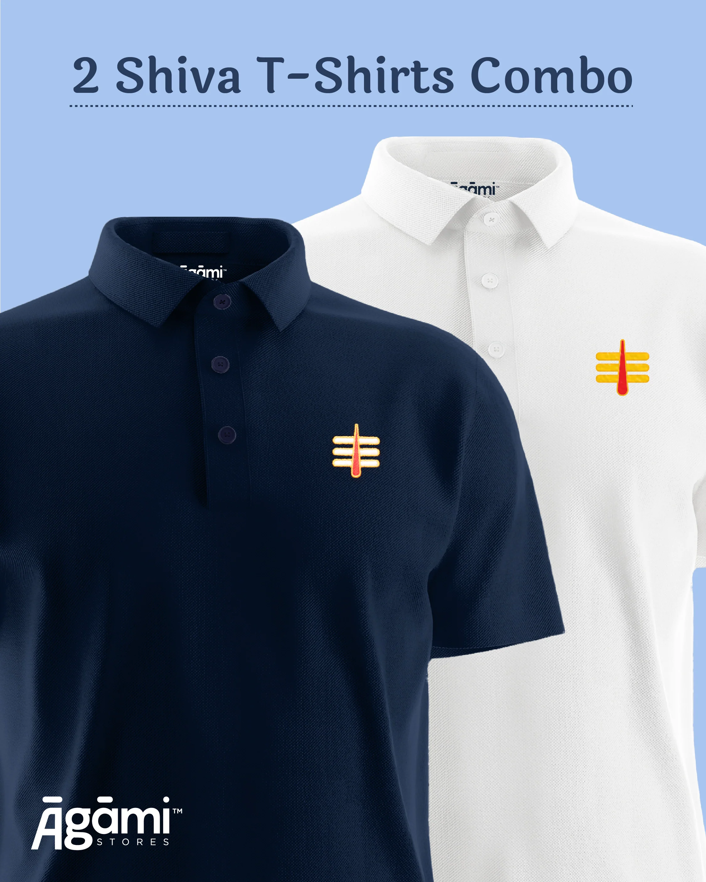Combo Pack of 2 Polo Shiva Tshirts - Image 19