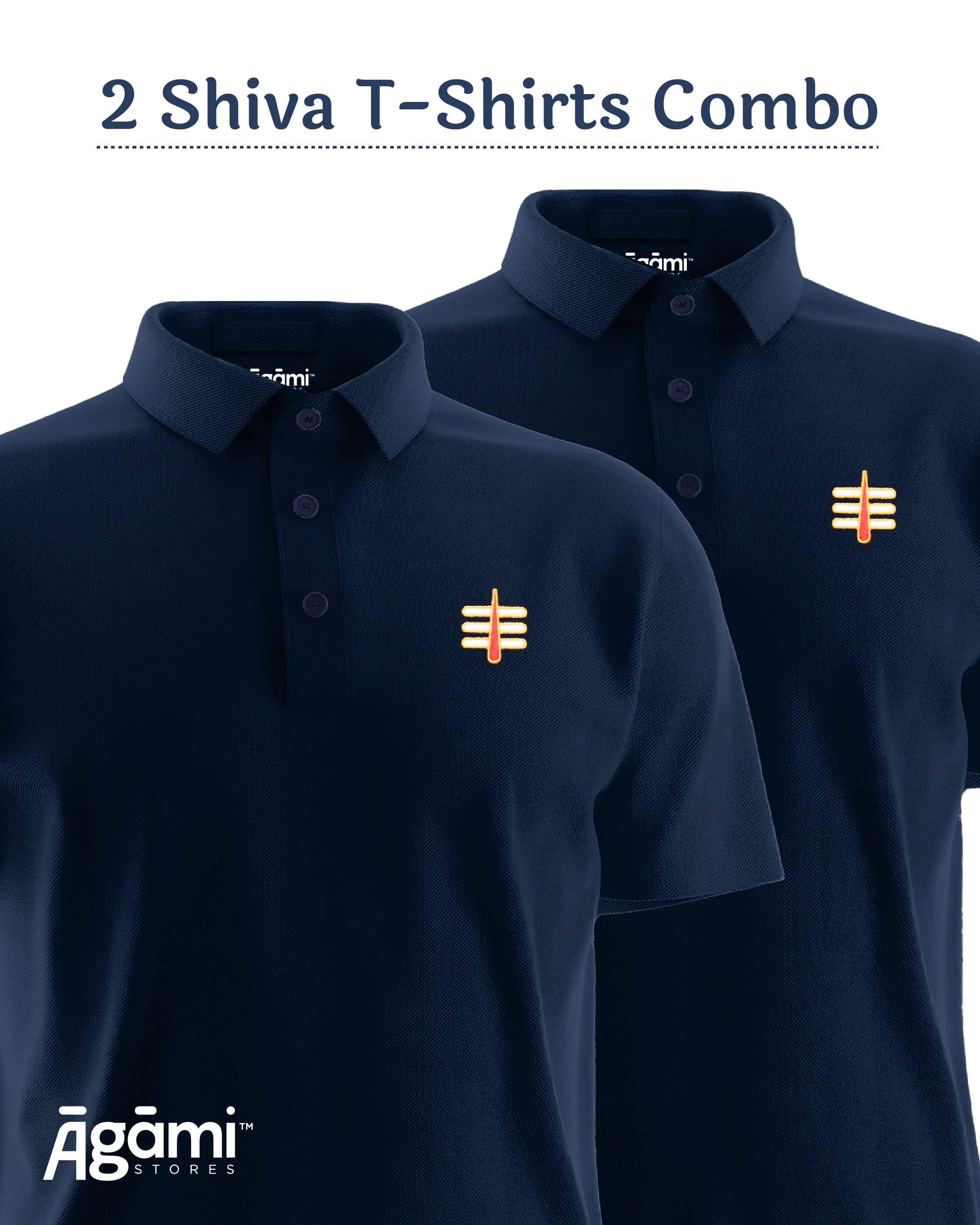 Combo Pack of 2 Polo Shiva Tshirts - Image 20