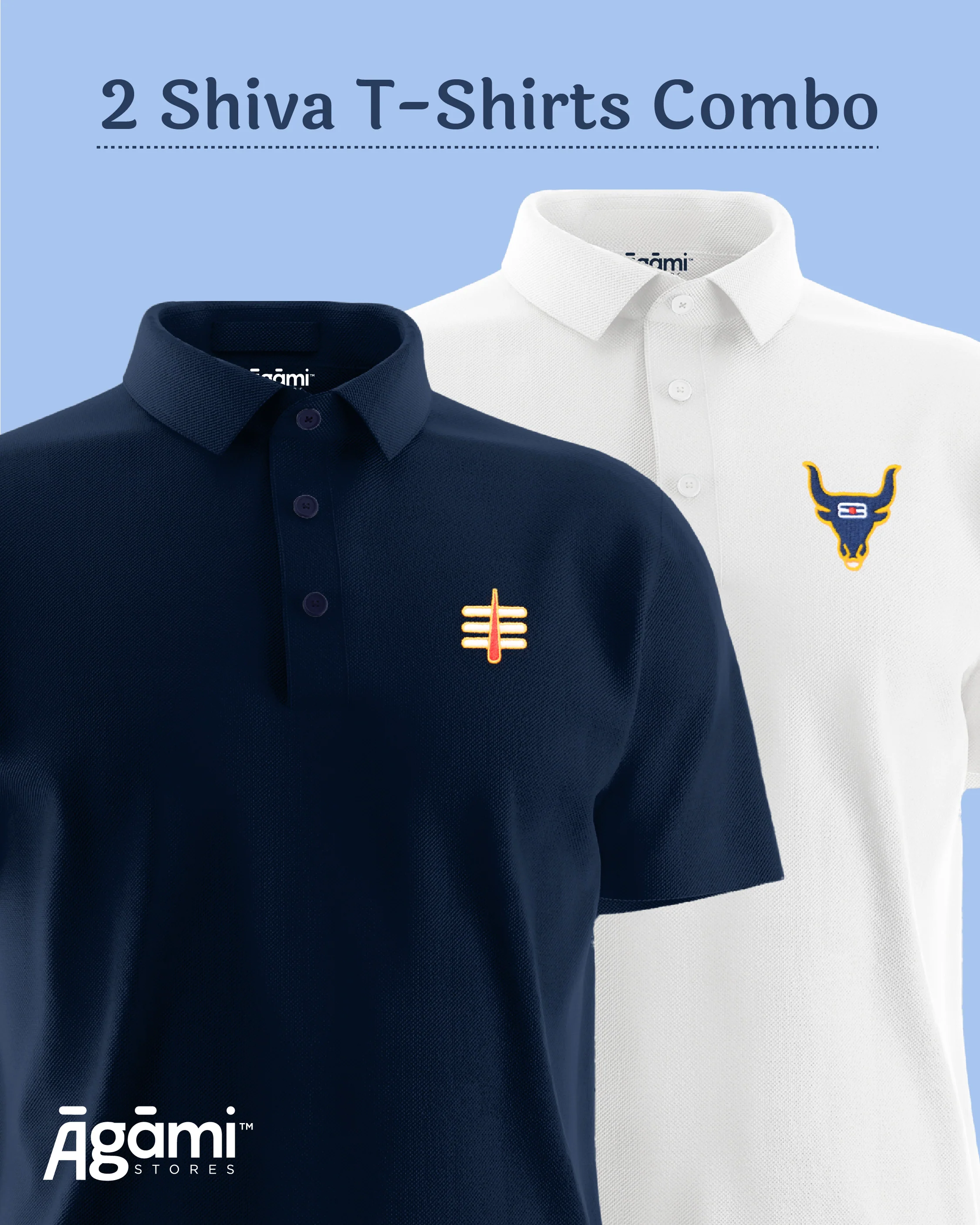 Combo Pack of 2 Polo Shiva Tshirts - Image 21