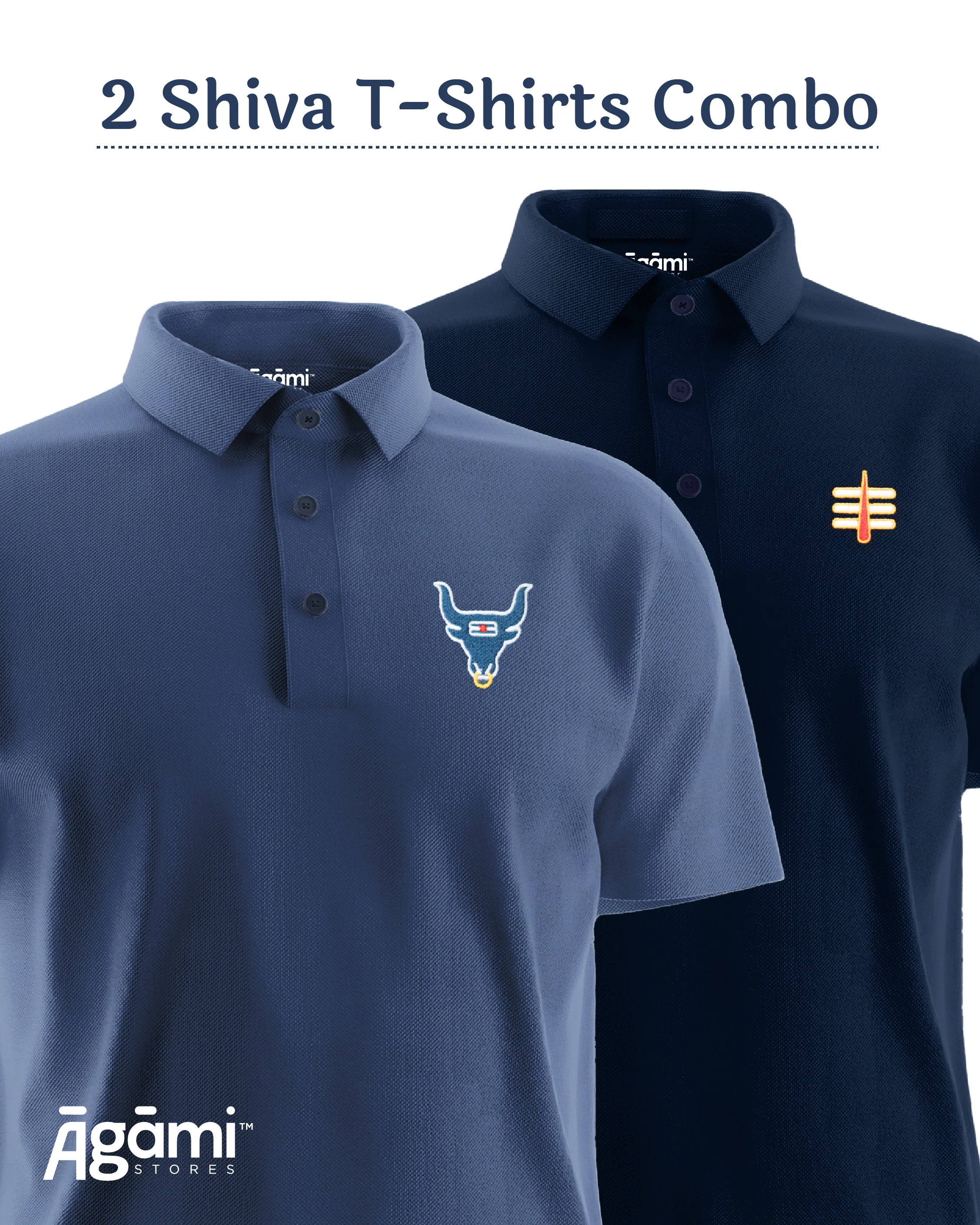 Combo Pack of 2 Polo Shiva Tshirts - Image 22