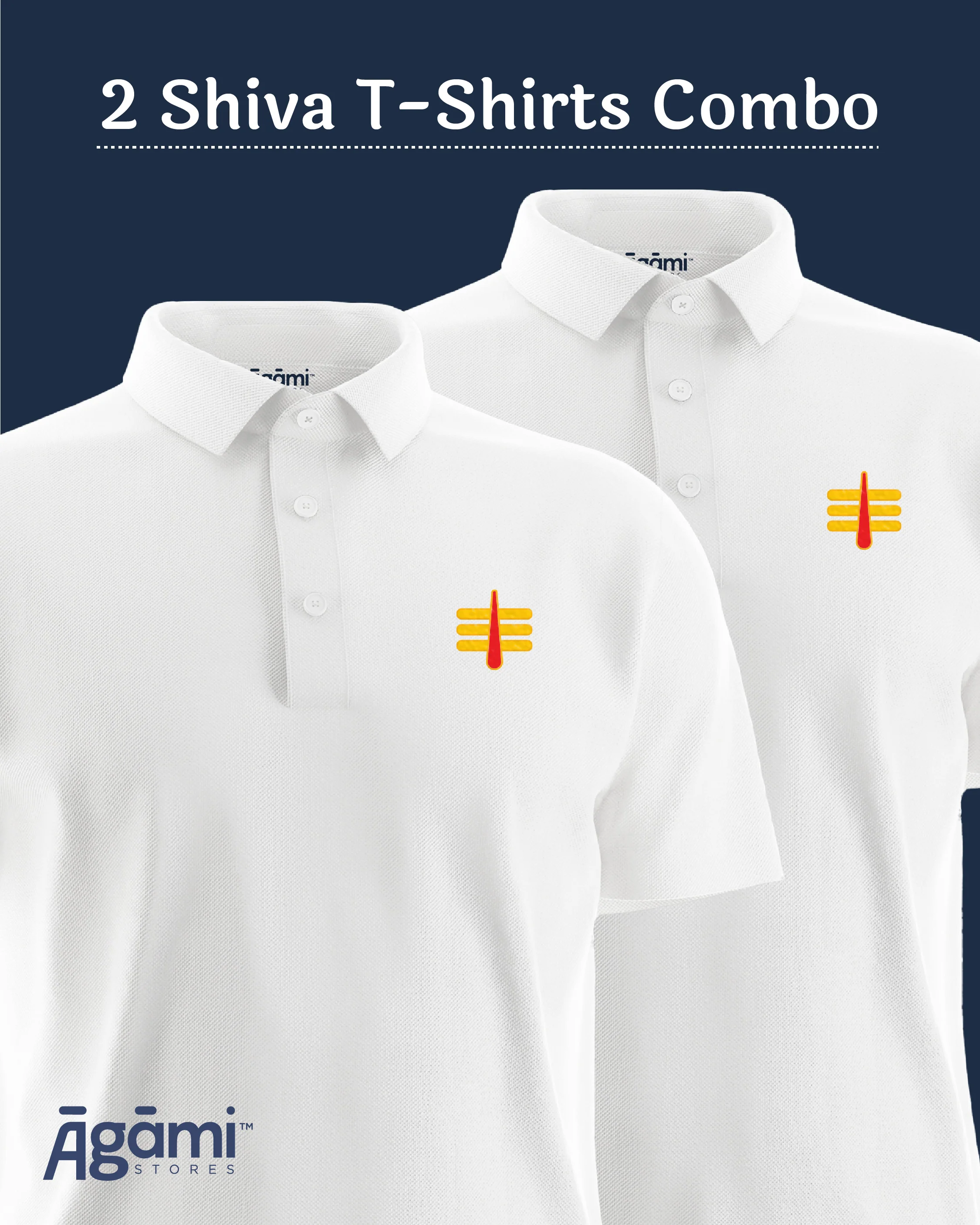 Combo Pack of 2 Polo Shiva Tshirts - Image 23