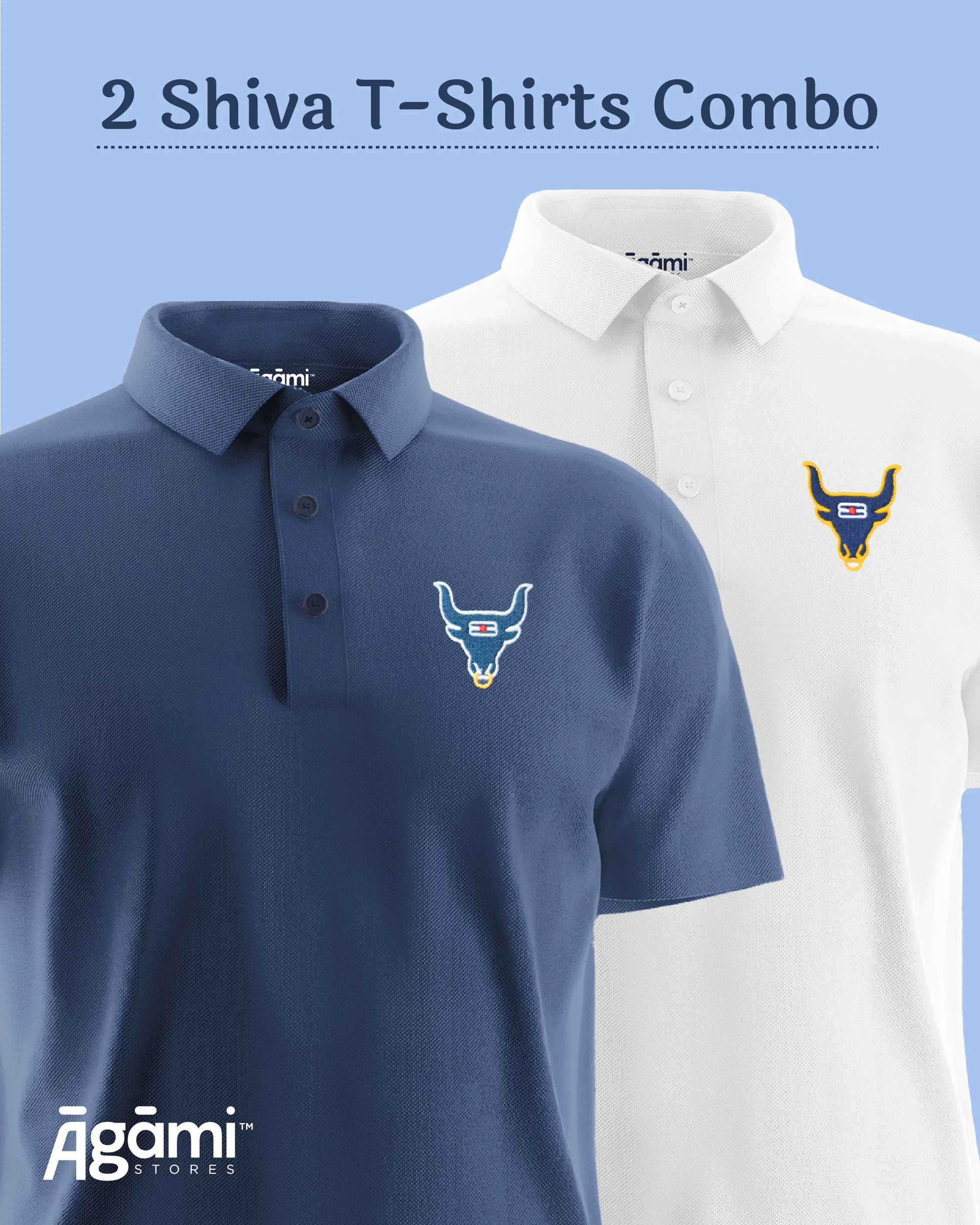Combo Pack of 2 Polo Shiva Tshirts - Image 27