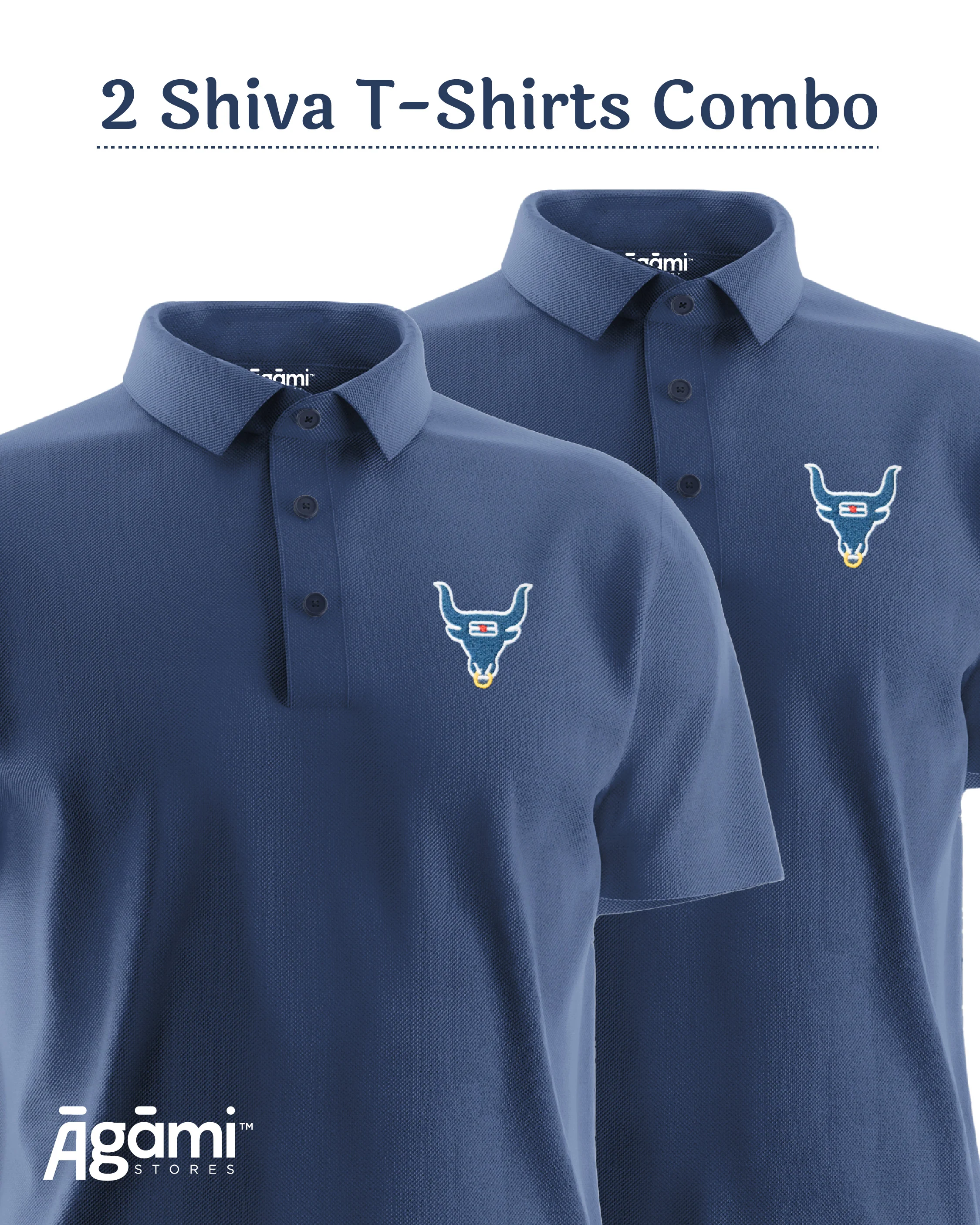 Combo Pack of 2 Polo Shiva Tshirts - Image 28