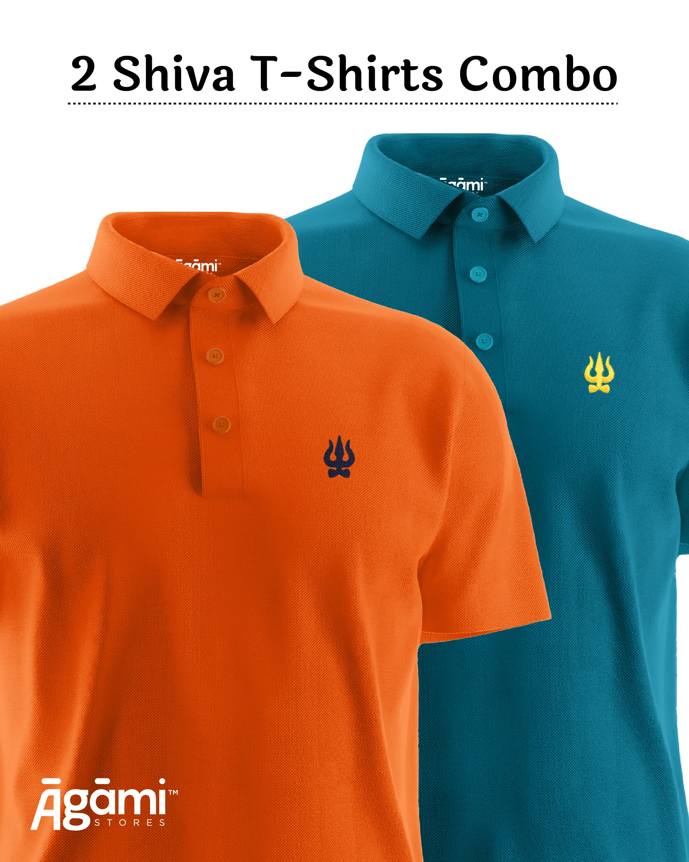 Combo Pack of 2 Polo Shiva Tshirts - Image 3