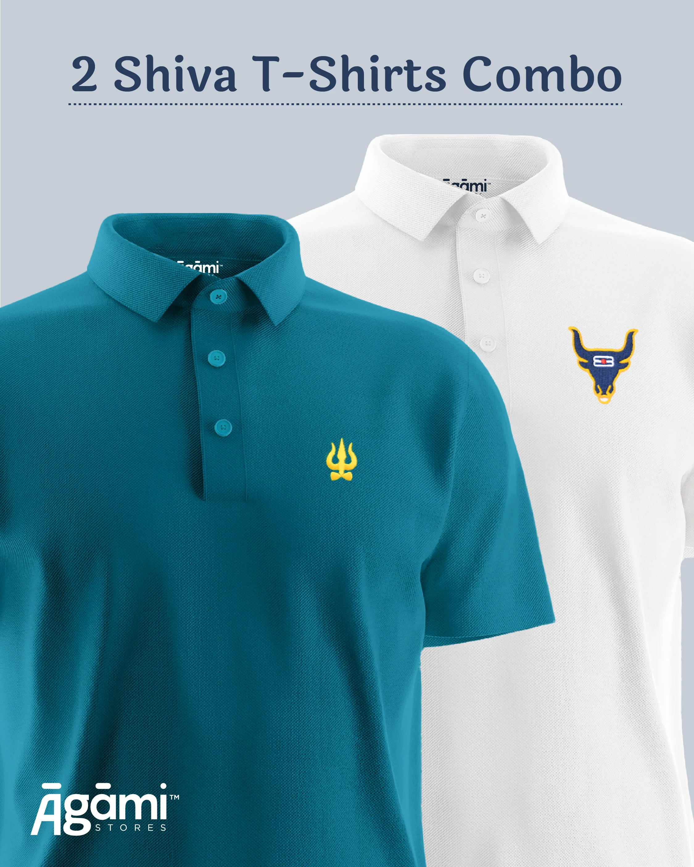Combo Pack of 2 Polo Shiva Tshirts - Image 6