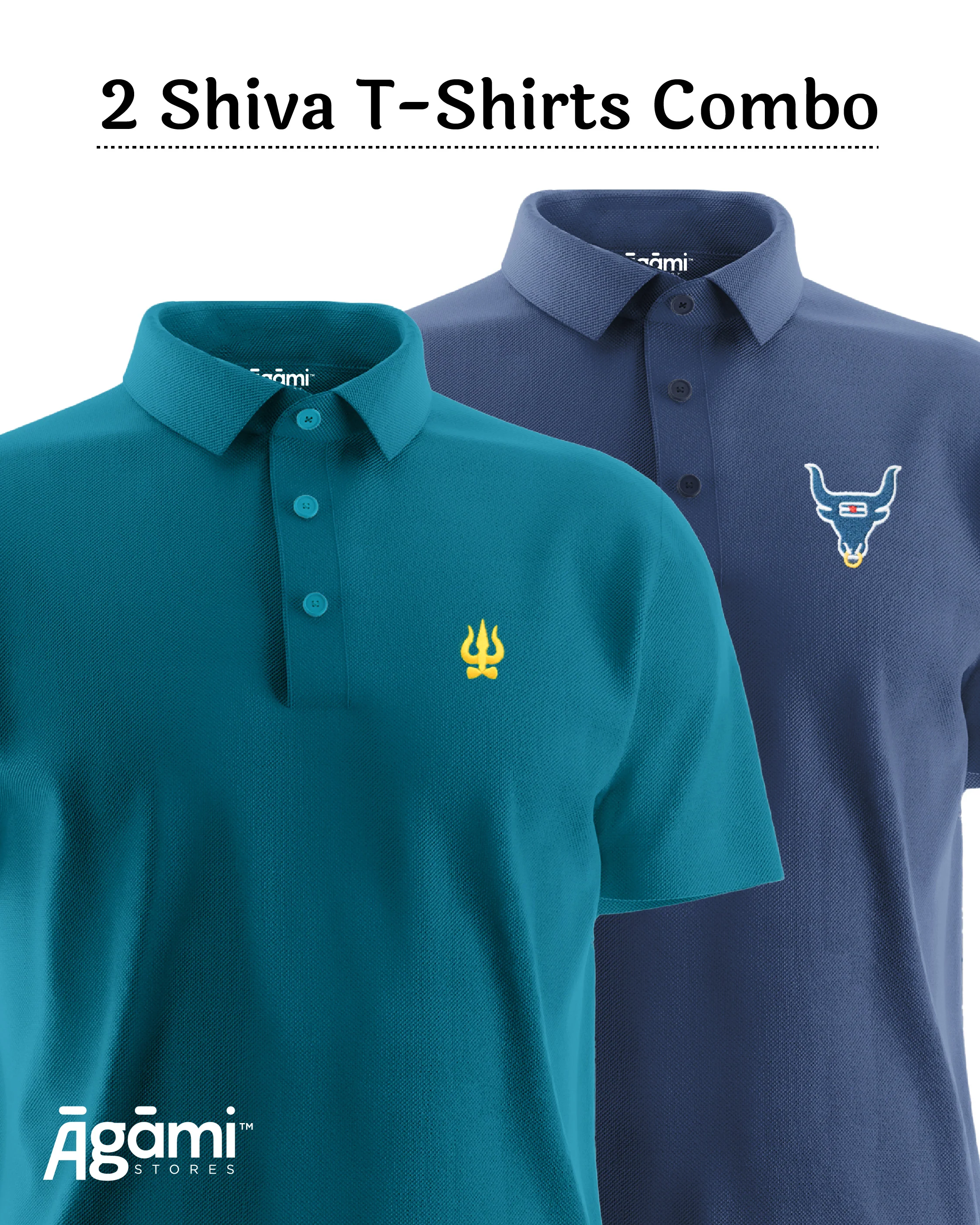 Combo Pack of 2 Polo Shiva Tshirts - Image 7