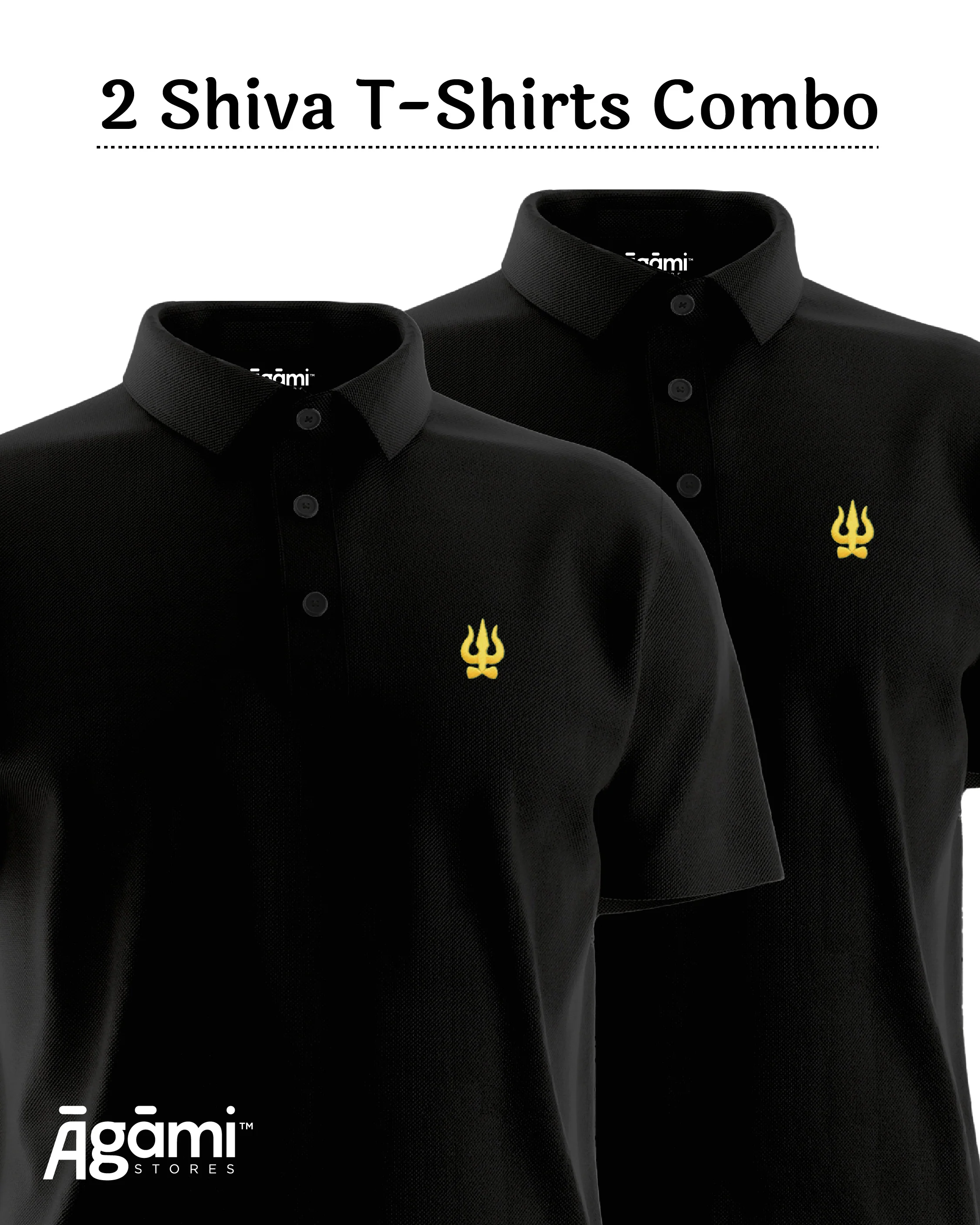 Combo Pack of 2 Polo Shiva Tshirts - Image 8