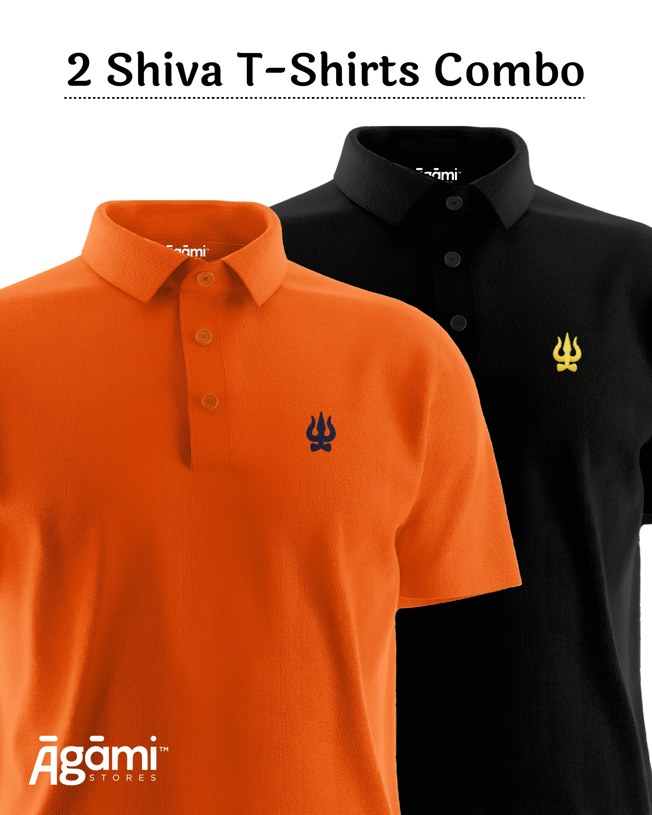 Combo Pack of 2 Polo Shiva Tshirts - Image 9