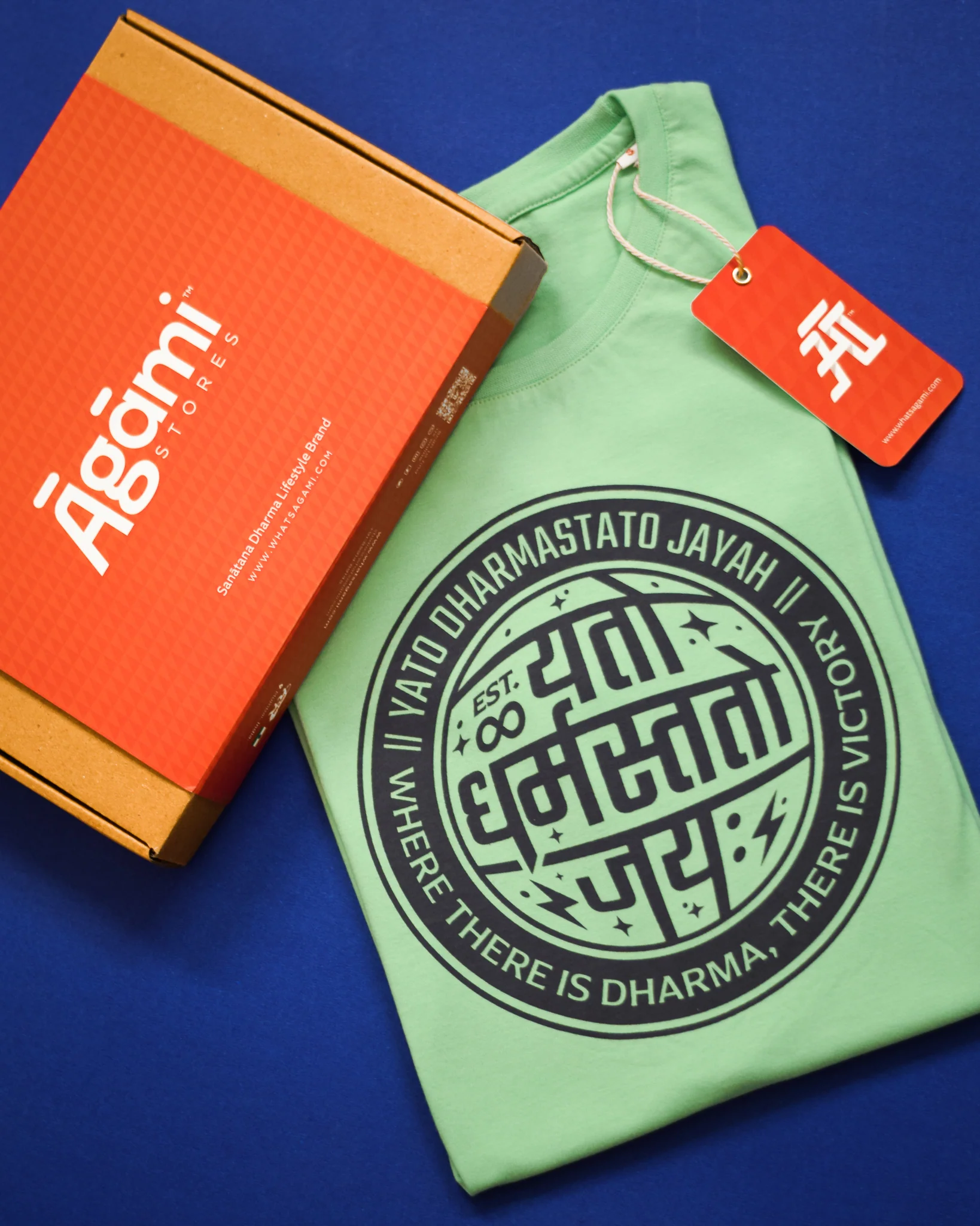 Yato Dharmastato Jayah - Slim Fit | Mint Green - Image 2