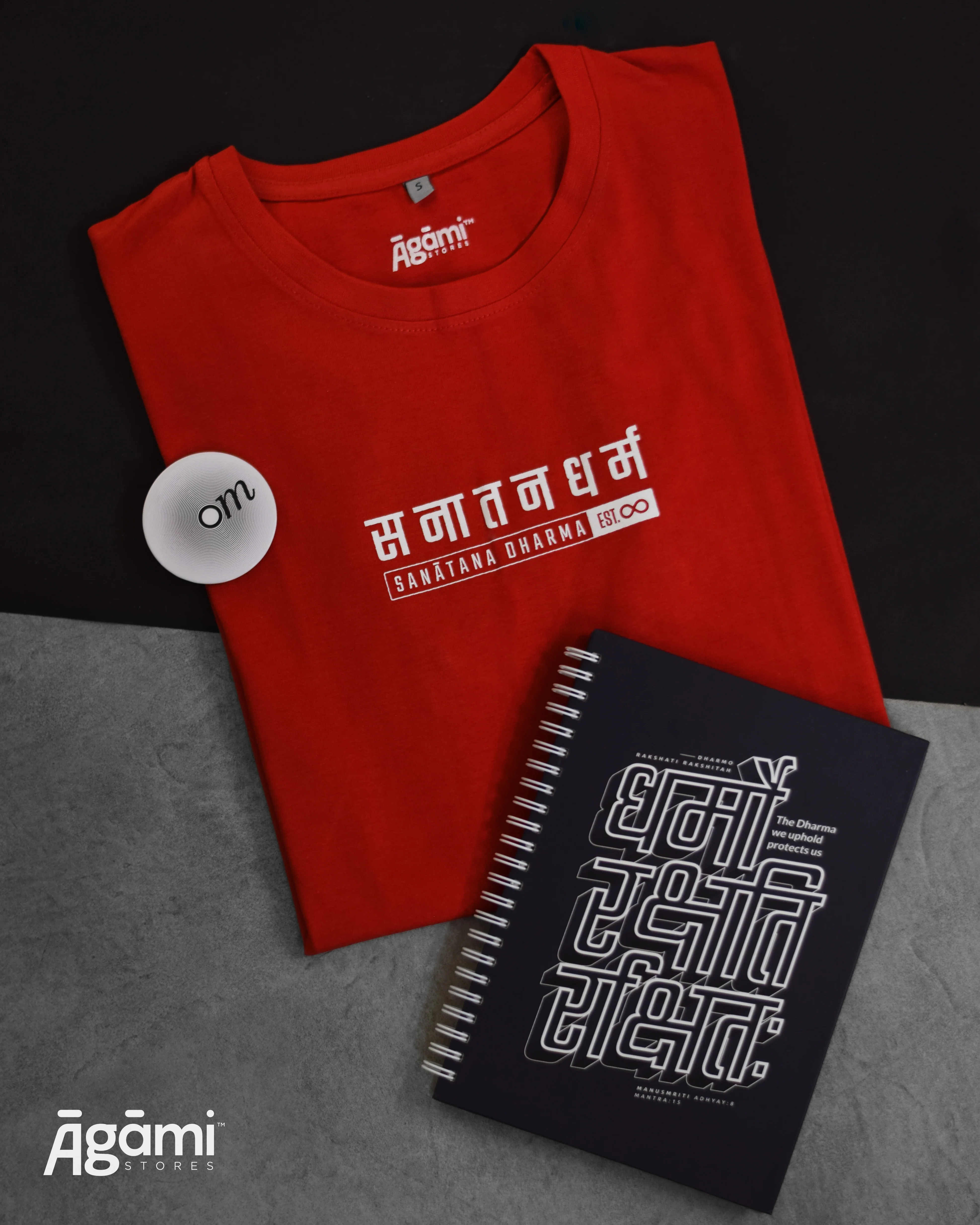 T-shirt + Notebook + Badge (Hamper 3)