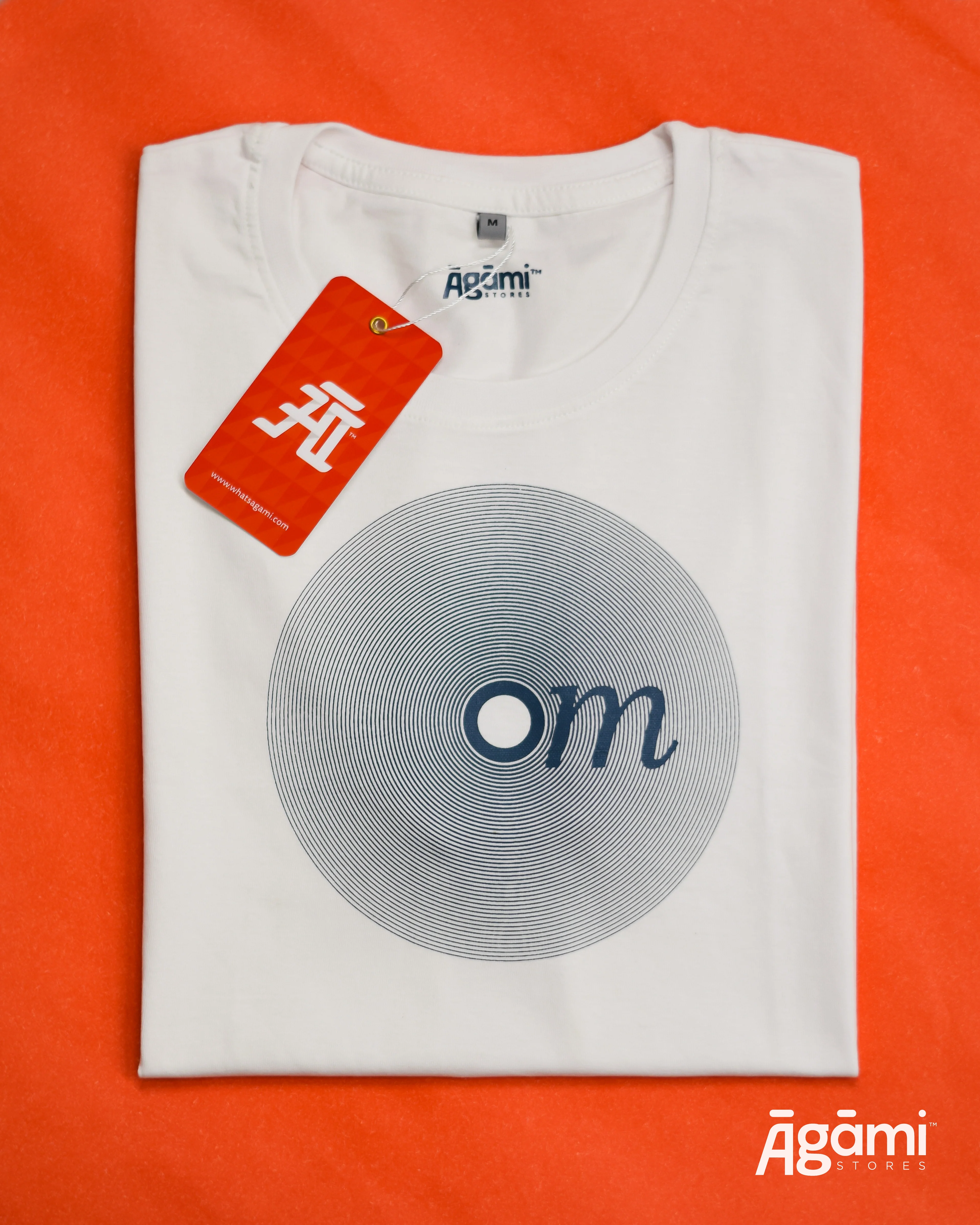 Pack of 2 Round Neck Tshirt (Om Vibes White + Sanatana Dharma Black) - Image 3