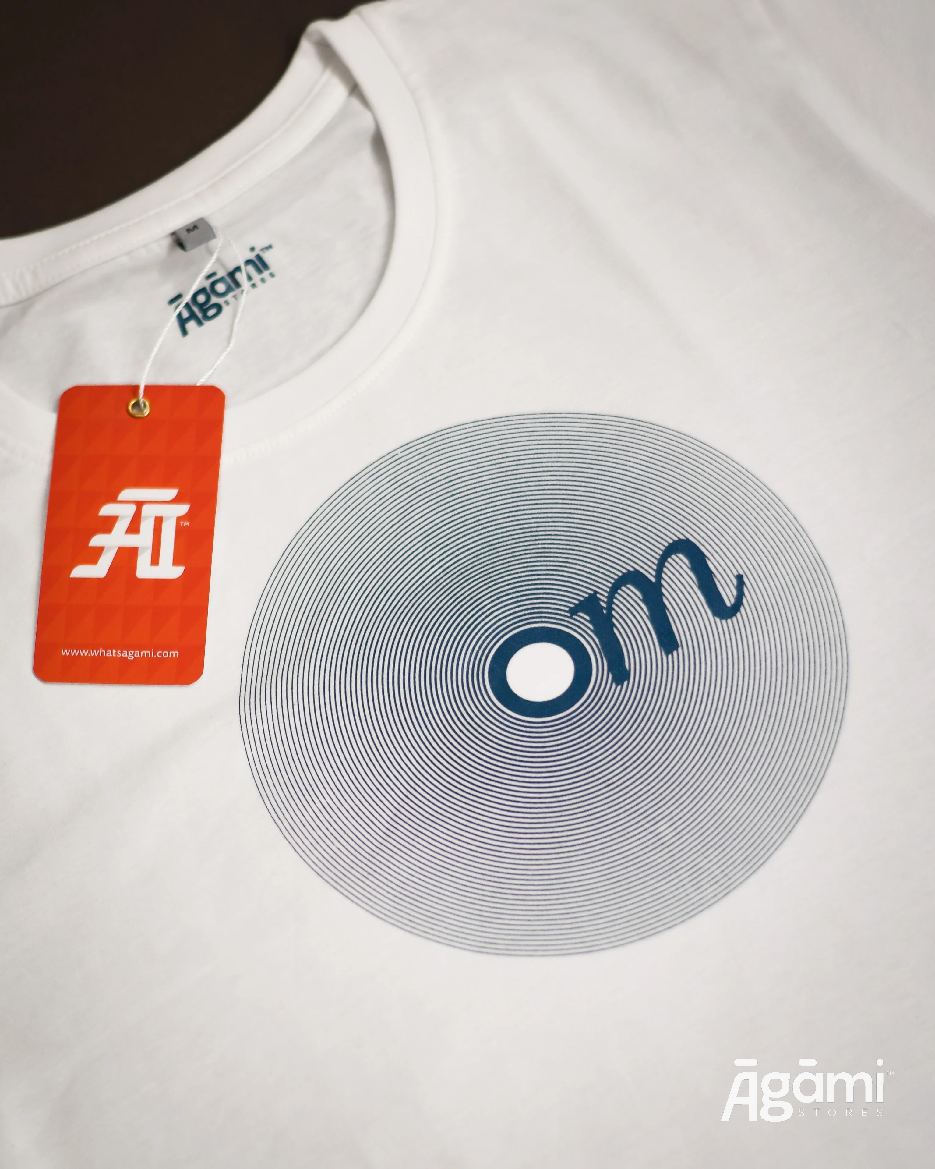Pack of 2 Round Neck Tshirt (Om Vibes White + Sanatana Dharma Black) - Image 4