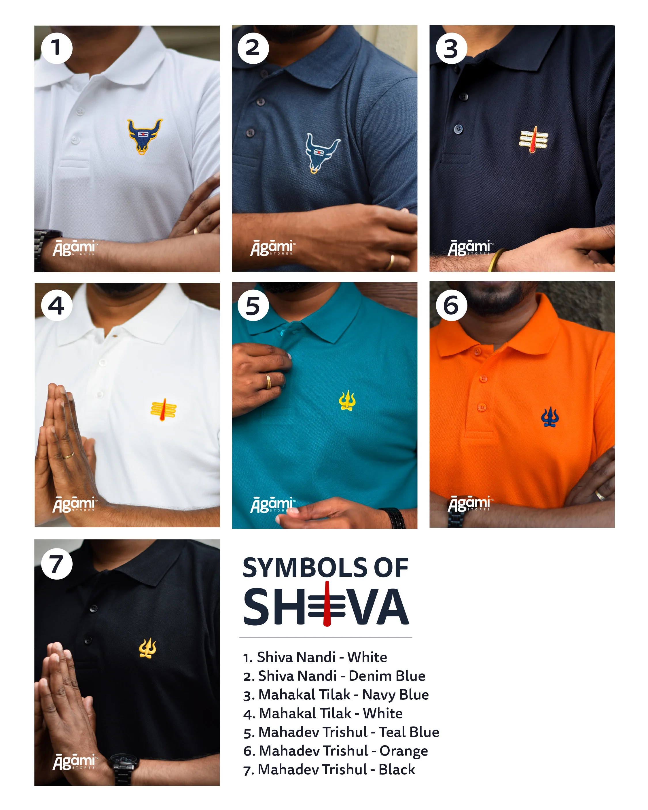 Combo Pack of 2 Polo Shiva Tshirts - Image 29