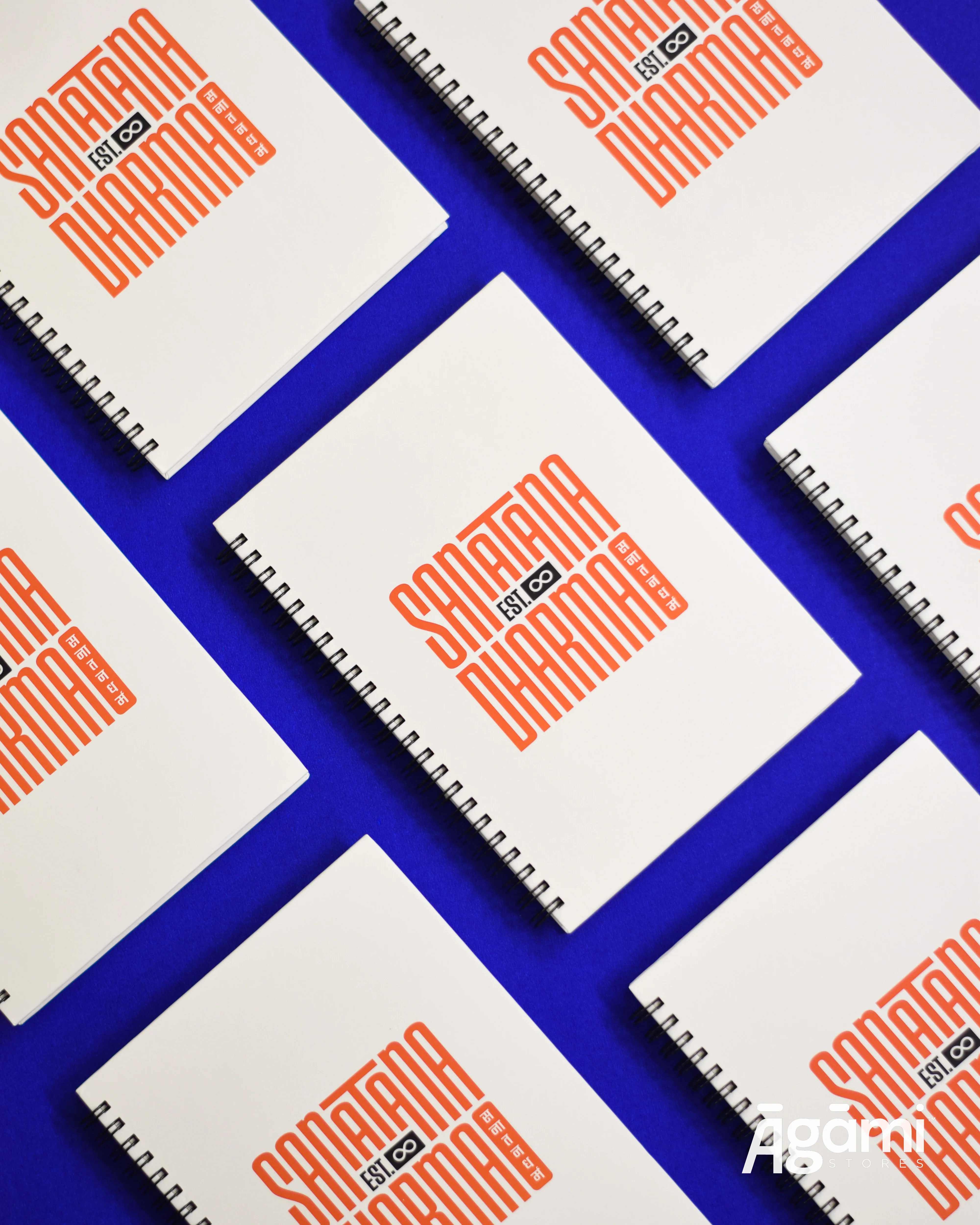 Sanātana Dharma Spiral A5 Notebook | White - Image 9