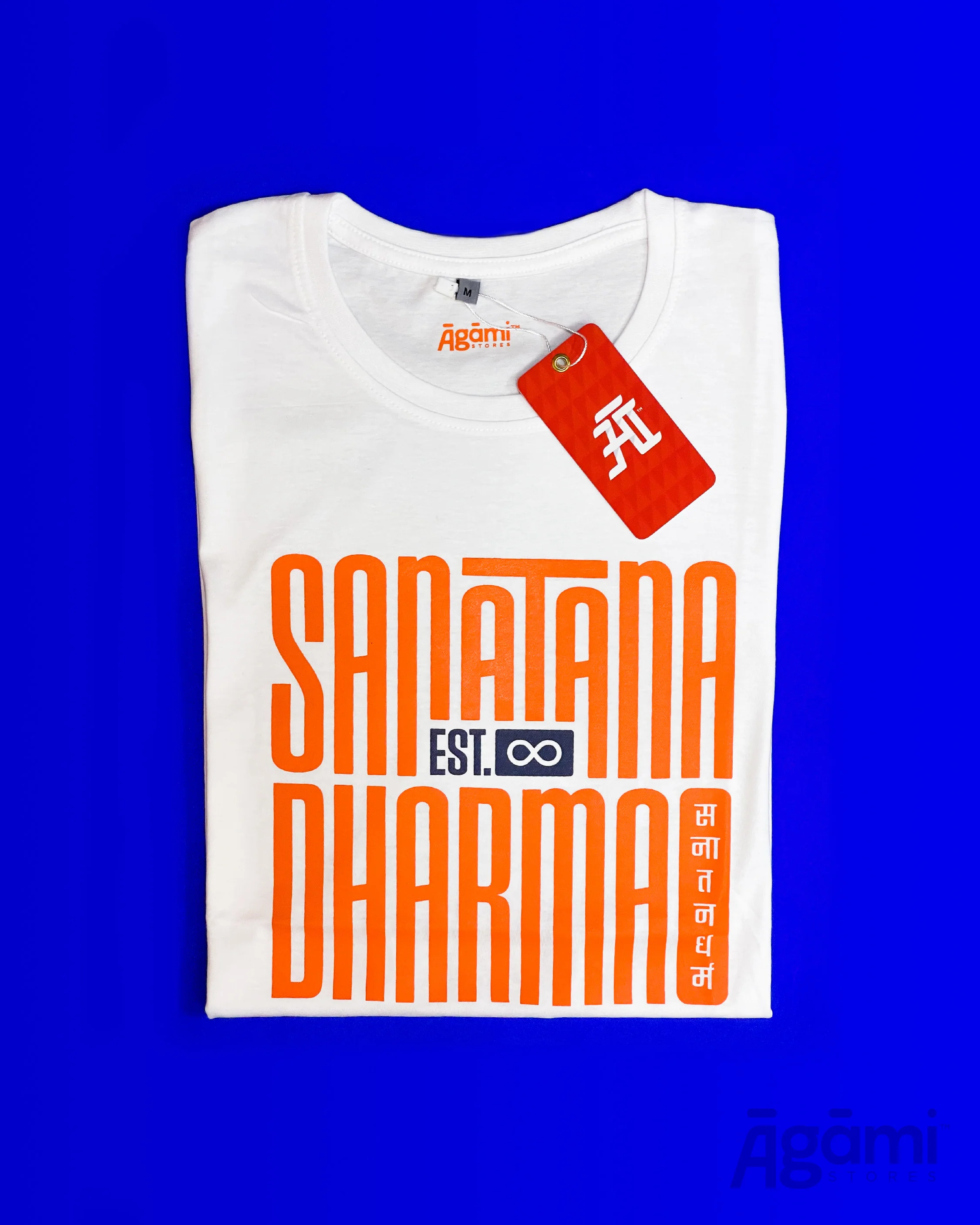 Sanātana Dharma Tshirt - White | Regular Fit - Image 4