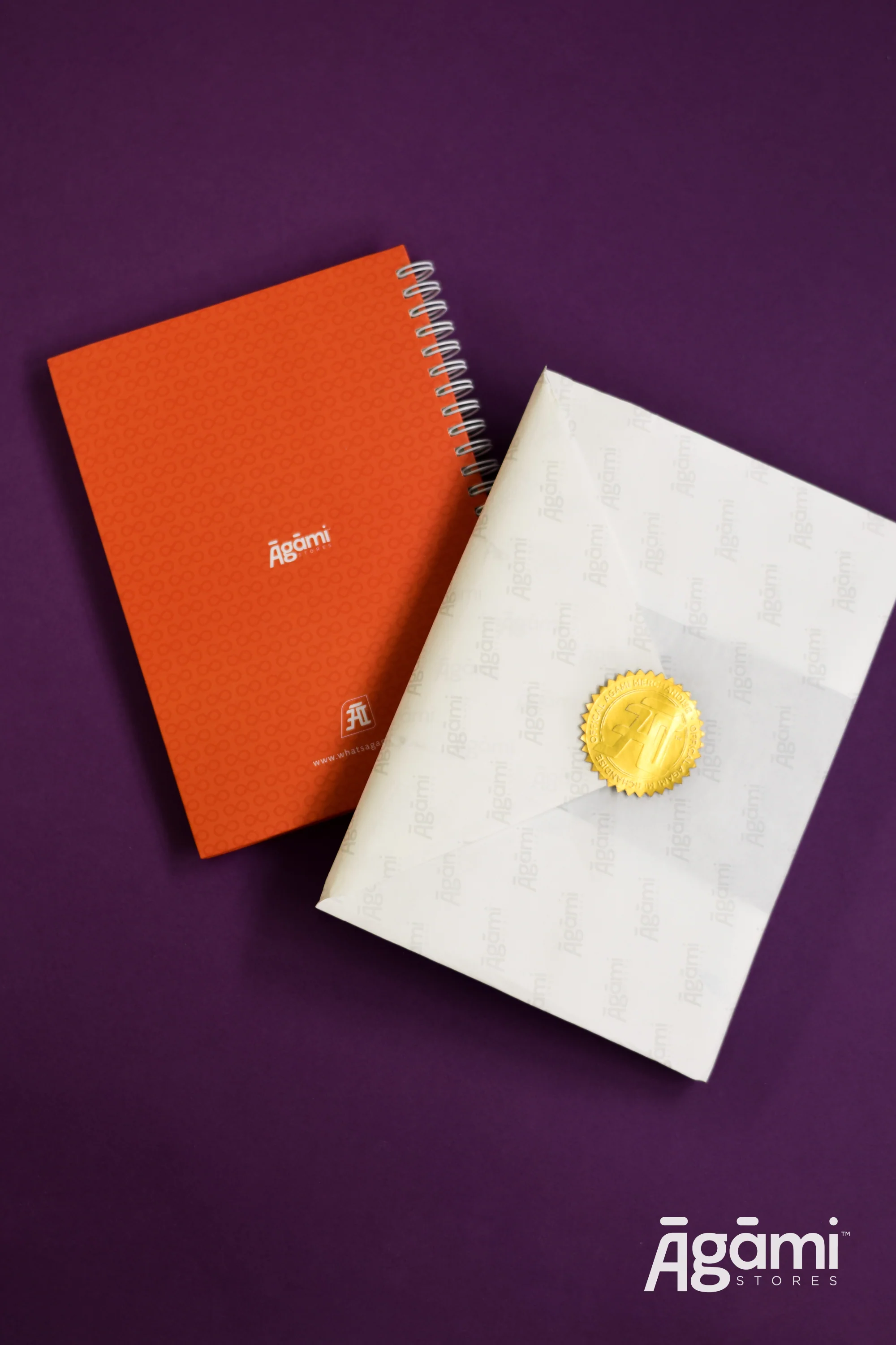 Sanātana Dharma A5 Spiral Notebook | Orange - Image 6