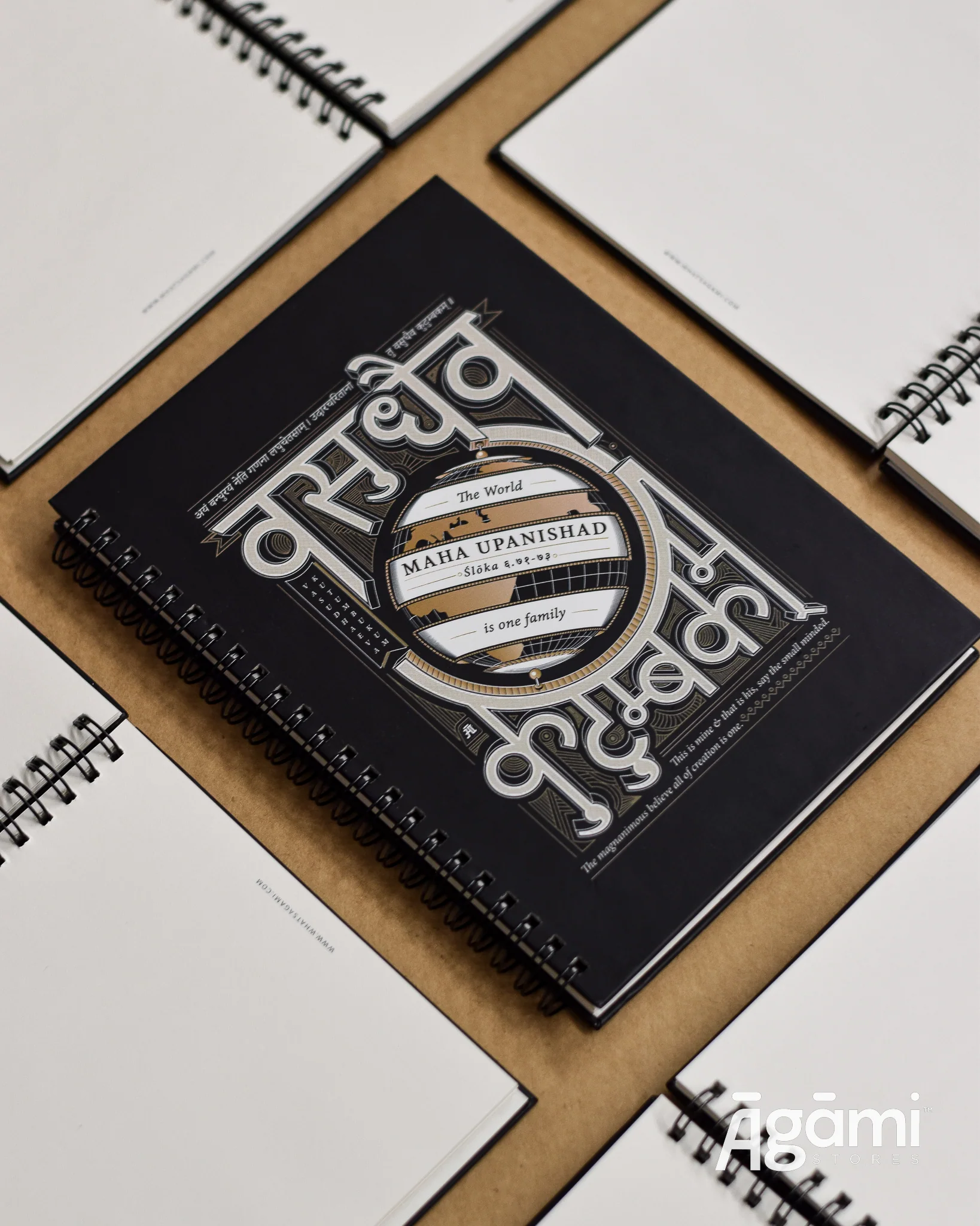 Vasudhaeva Kutumbukum Spiral A5 Notebook - Image 9